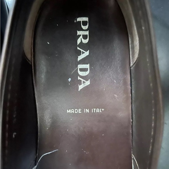 Prada loafers Brown size 11 M (preowned) like new - Picture 9 of 9